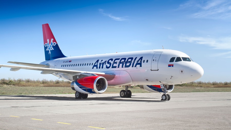 Air Serbia plánuje v dubnu obnovit linku do Prahy