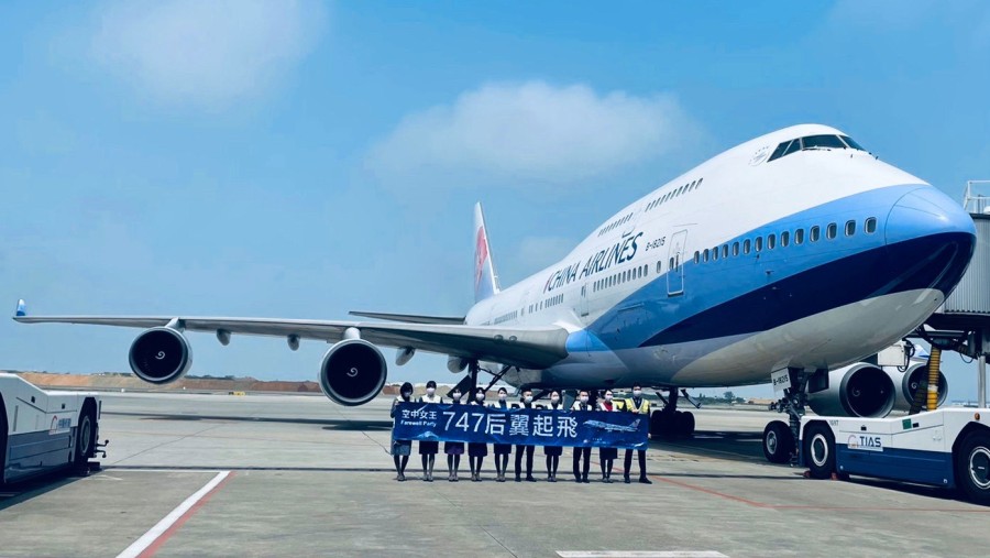 China Airlines se rouzloučila s posledním Boeingem 747-400