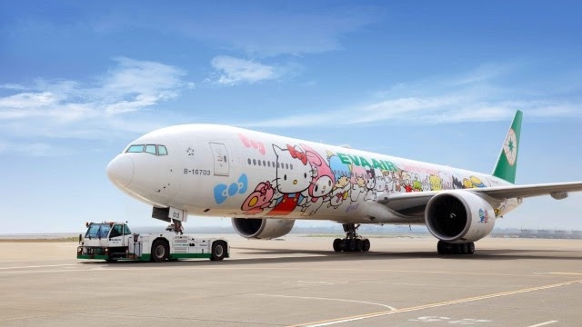 EVA Air ruší jedno z letadel Hello Kitty