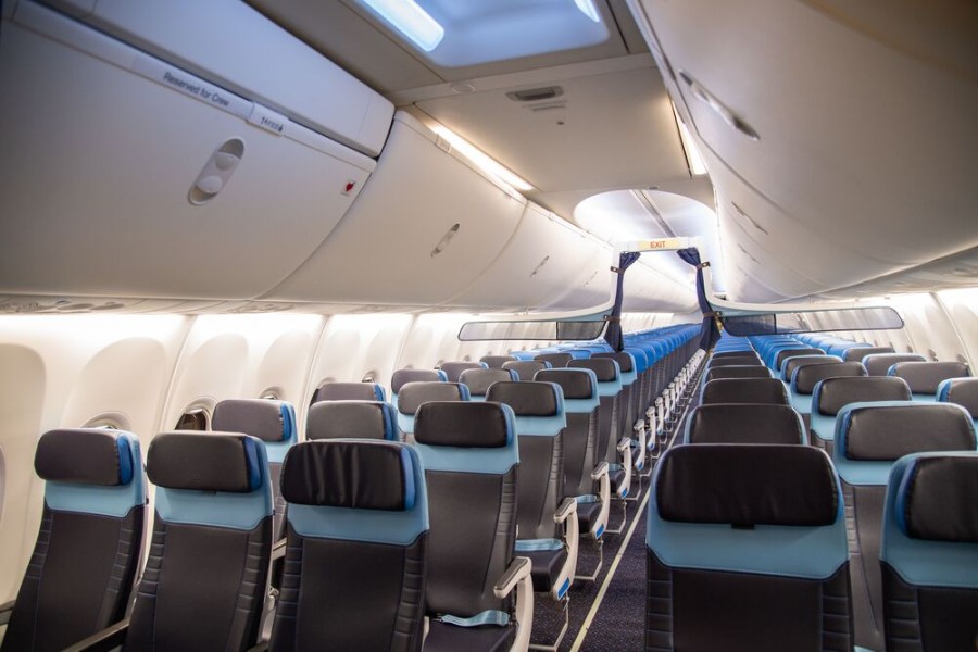 KLM zahájilo renovaci interiérů letadel Boeing 737-800