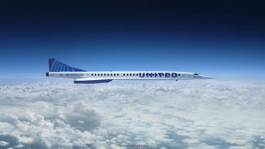 United uzavřelo dohodu o nákupu nadzvukových letadel od Boom Supersonic