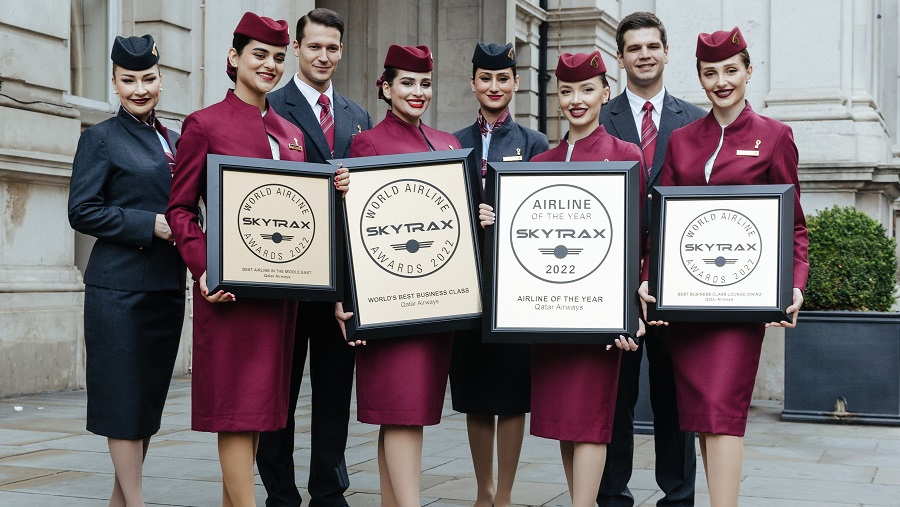 Qatar Airways vyhlášen nejlepší leteckou společností na světě
